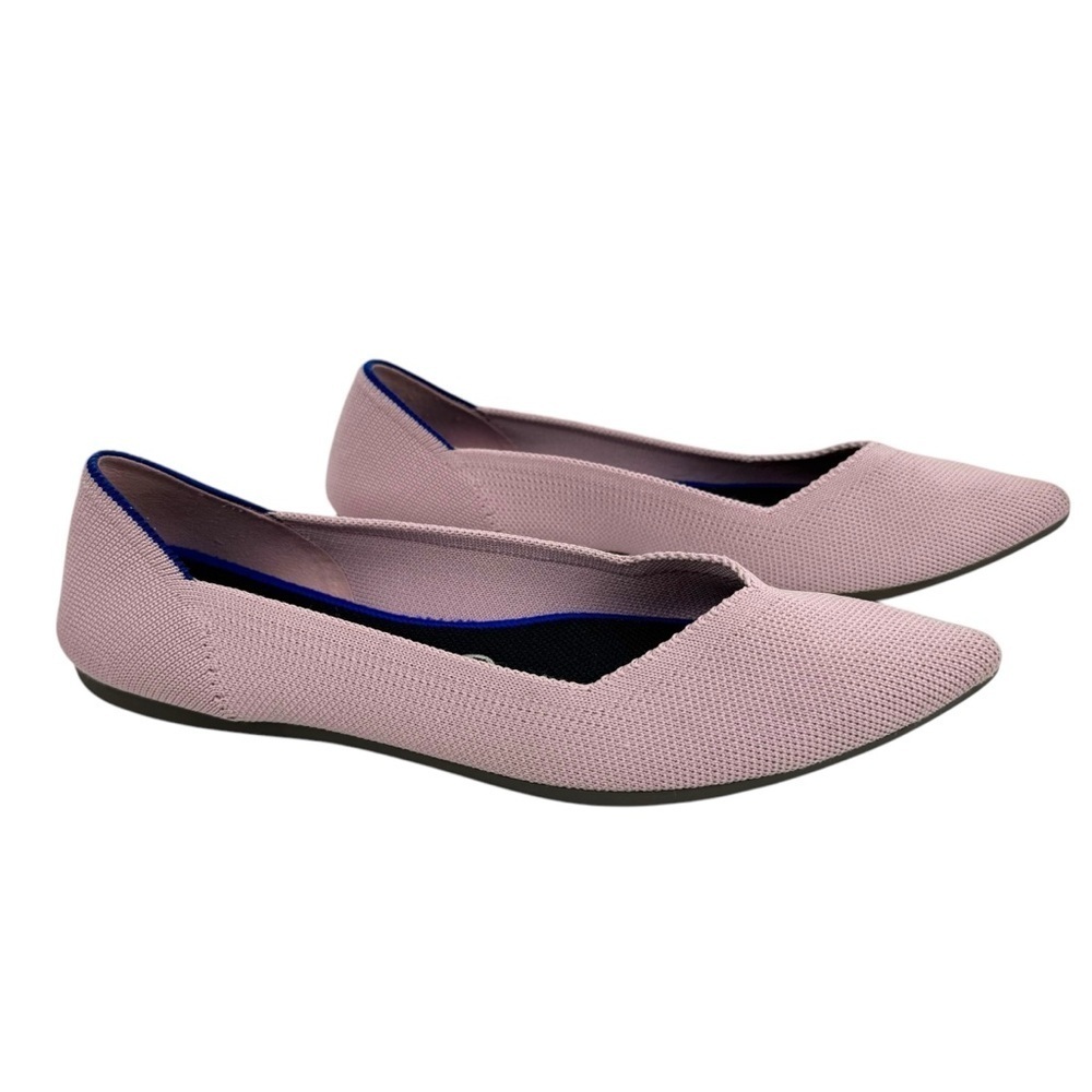 Rothy's The Point Petal Pink Flats Ballet Shoes Women's Casual Size 8.5 Retired - Picture 6 of 16